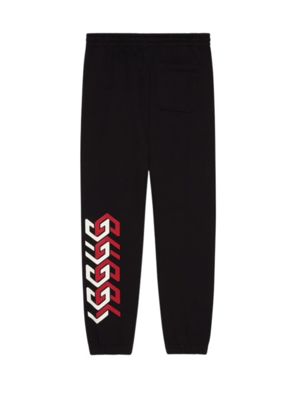 Gucci cotton red/white logo sweatpants size extra small fits small/medium